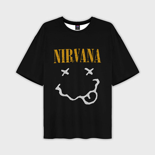 Мужская футболка оверсайз Nirvana rock music / 3D-принт – фото 1