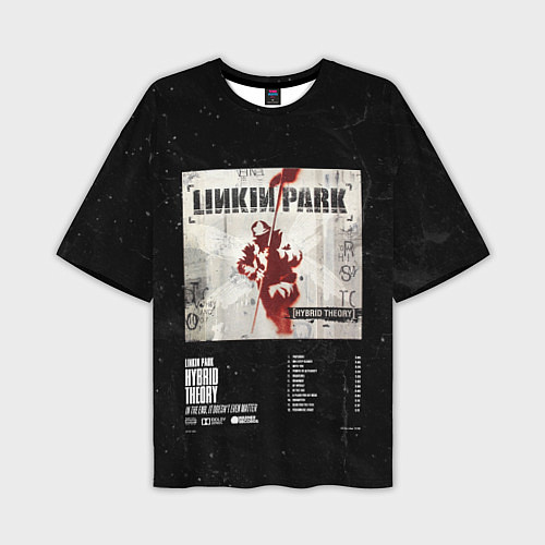 Мужская футболка оверсайз Linkin Park, Hybrid Theory / 3D-принт – фото 1