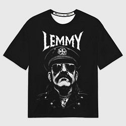 Мужская футболка оверсайз Motorhead - lemmy