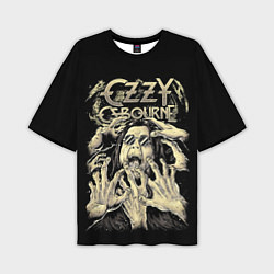 Мужская футболка оверсайз Ozzy Osbourne - head and hands