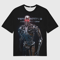 Футболка оверсайз мужская T-800, цвет: 3D-принт