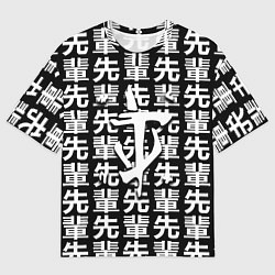 Футболка оверсайз мужская Doom logo japan, цвет: 3D-принт