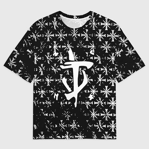 Мужская футболка оверсайз Doom x farcry game / 3D-принт – фото 1