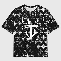 Футболка оверсайз мужская Doom x farcry game, цвет: 3D-принт