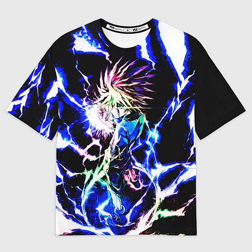 Мужская футболка оверсайз Аниме Hunter x Hunter Киллуа / 3D-принт – фото 1
