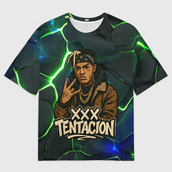 Мужская футболка оверсайз XXXTentacion anime style