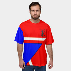 Футболка оверсайз мужская Doom star geometry, цвет: 3D-принт — фото 2