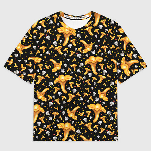 Мужская футболка оверсайз Грибной дождик / 3D-принт – фото 1