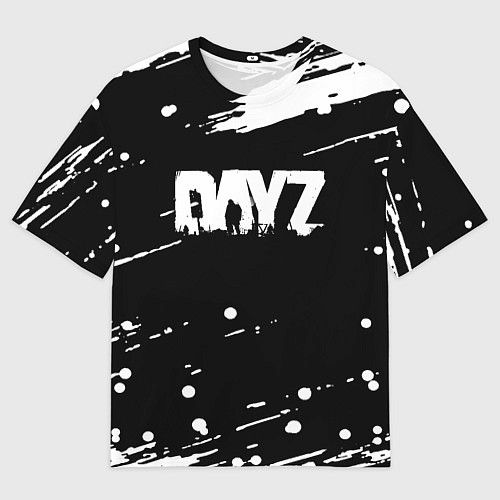 Мужская футболка оверсайз Dayz брызги красок / 3D-принт – фото 1
