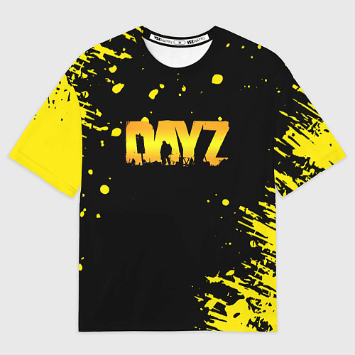 Мужская футболка оверсайз Dayz краски желтые краски / 3D-принт – фото 1