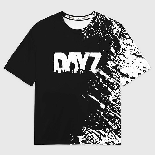 Мужская футболка оверсайз Dayz брызги красок / 3D-принт – фото 1