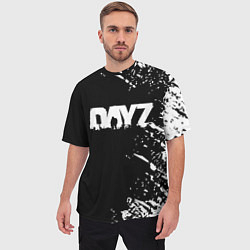 Футболка оверсайз мужская Dayz брызги красок, цвет: 3D-принт — фото 2