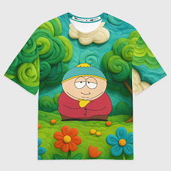 Футболка оверсайз мужская Довольный Эрик Картман, цвет: 3D-принт