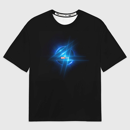 Мужская футболка оверсайз Фантастическая 4-ка / 3D-принт – фото 1