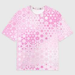 Футболка оверсайз мужская Розовая метаморфоза, цвет: 3D-принт