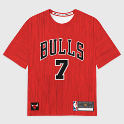 Мужская футболка оверсайз NBA Bulls 7 Kukoc