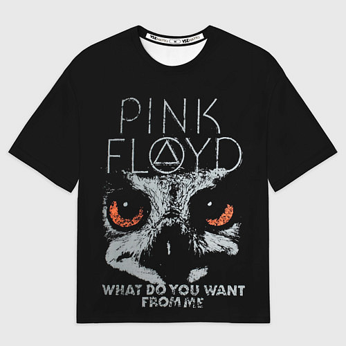 Мужская футболка оверсайз Pink Floyd - what do you want from me / 3D-принт – фото 1