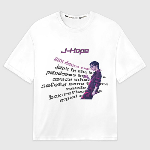 Мужская футболка оверсайз J-Hope - BTS / 3D-принт – фото 1