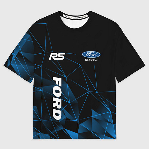 Мужская футболка оверсайз Ford RS / 3D-принт – фото 1