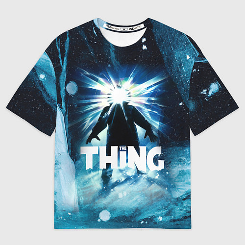 Мужская футболка оверсайз Нечто / 3D-принт – фото 1