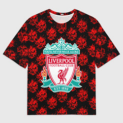 Мужская футболка оверсайз Liverpool samurai