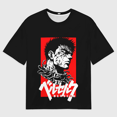 Мужская футболка оверсайз Берсерк аниме / 3D-принт – фото 1