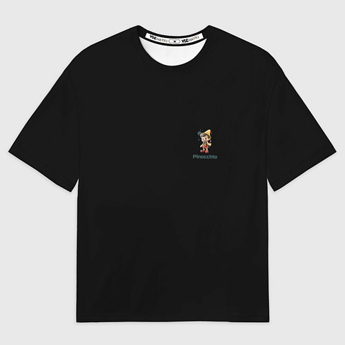 Мужская футболка оверсайз Pinocchio / 3D-принт – фото 1