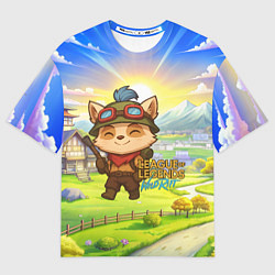 Мужская футболка оверсайз League of legends Тимо