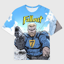 Футболка оверсайз мужская Fallout 7, цвет: 3D-принт