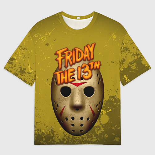 Мужская футболка оверсайз Джейсон Вурхиз / 3D-принт – фото 1