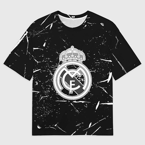 Мужская футболка оверсайз Ювентус краски штрихи / 3D-принт – фото 1