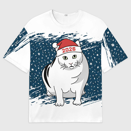 Мужская футболка оверсайз Кот Бендер - 2026 / 3D-принт – фото 1