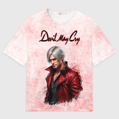 Мужская футболка оверсайз Данте - дьявол может плакать / 3D-принт – фото 1