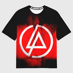 Футболка оверсайз мужская Linkin Park: Red style, цвет: 3D-принт