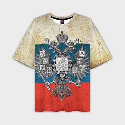 Футболка оверсайз мужская Герб имперской России, цвет: 3D-принт