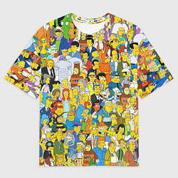 Футболка оверсайз мужская Simpsons Stories, цвет: 3D-принт