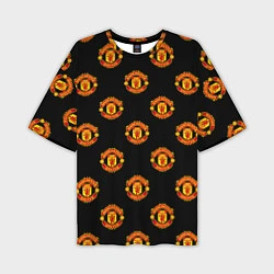 Мужская футболка оверсайз Manchester United Pattern