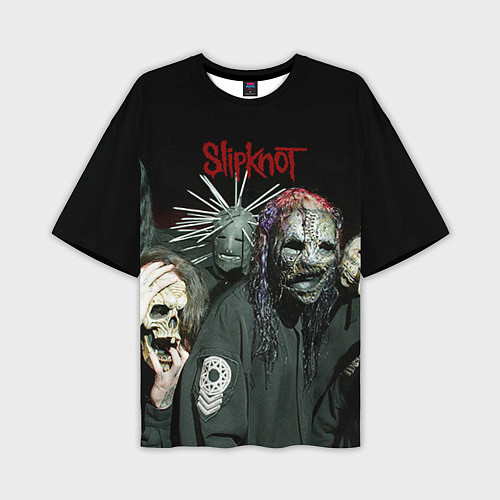Мужская футболка оверсайз Slipknot / 3D-принт – фото 1