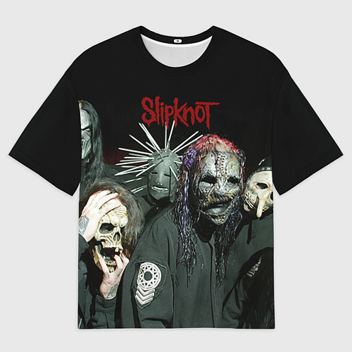 Мужская футболка оверсайз Slipknot / 3D-принт – фото 1