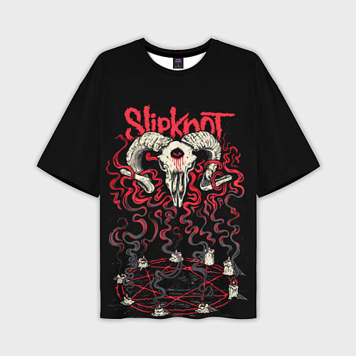 Мужская футболка оверсайз Slipknot / 3D-принт – фото 1