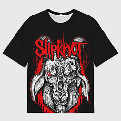 Футболка оверсайз мужская Slipknot, цвет: 3D-принт
