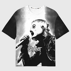 Футболка оверсайз мужская Slipknot, цвет: 3D-принт
