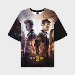 Мужская футболка оверсайз Doctor Who: Heritage