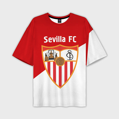 Мужская футболка оверсайз Sevilla FC / 3D-принт – фото 1