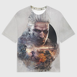 Мужская футболка оверсайз Ведьмак