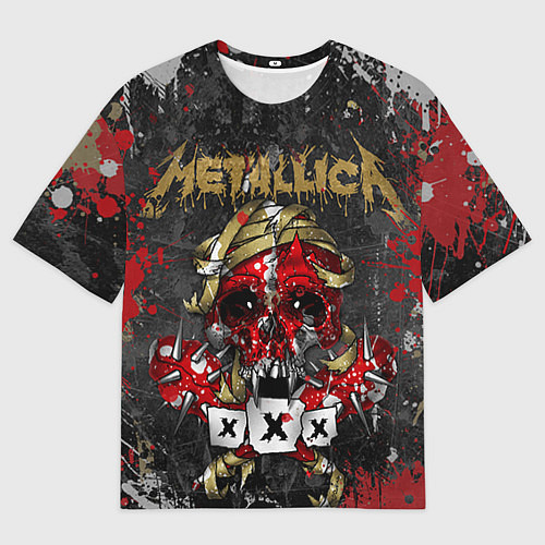 Мужская футболка оверсайз Metallica XXX / 3D-принт – фото 1