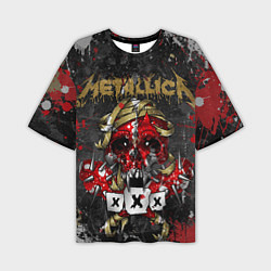 Мужская футболка оверсайз Metallica XXX