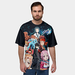 Футболка оверсайз мужская Sword Art Online, цвет: 3D-принт — фото 2
