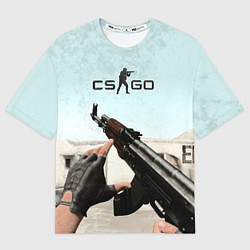 Футболка оверсайз мужская Counter-Strike: De Dust, цвет: 3D-принт