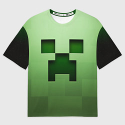 Футболка оверсайз мужская Creeper Face, цвет: 3D-принт